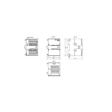 SIMATIC S7-200 SMART Digital I/O SM DR32 16DI/16DO 16 DI 24 V Gleichspannungssink/Quelle 16 DO Relais 2 A Original