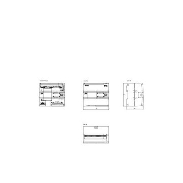 100% Wechselstromantrieb SIMATIC S7 1200 CPU 1214C Kompakt-CPU mit Wechselstrom-Durchgangsrelei 6ES7214-1BG40-0XB0