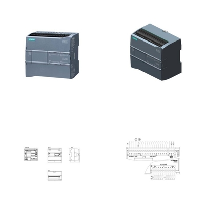 100% SIMATIC S7 1200 CPU 1212C DC RELAY 8DI 6DO 2AI 6ES7215-1BG40-0XB0 Siemens Wechselstromantrieb