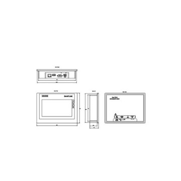 Original 6AV6648-0CC11-3AX0 SIMATIC HMI SMART 700 IE V3 SMART Panel Berührungsoperation 7&quot; Breitbild-TFT-Display