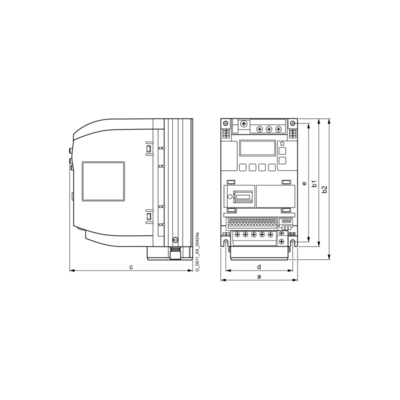 SIEMENS 6SL3210-5BB17-5UV1 SINAMICS V20 200-240V 1AC -10/ 10% 47-63Hz für hohe Leistung