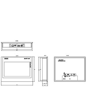 SIMATIC HMI SMART 1000 IE V3 Industrieautomationsprodukt mit Ethernet-Netzwerk