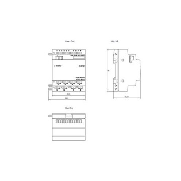 LOGO DM8 24 Erweiterungsmodul 6ED1055-1CB00-0BA2 Speicher und RS485-Kommunikationsschnittstelle