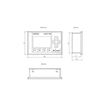 LOGO TD-Bildschirm 6 Zeilen 6ED1055-4MH08-0BA1Logo Logik und Kommunikationsoberfläche RS485