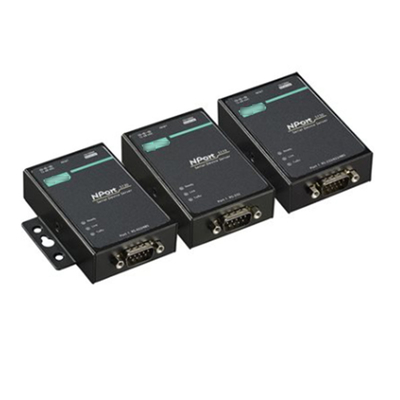 Industrieautomation NPORT 5110 Port RS-232/422/485 Serielle Port-Geräte-Netzwerkserver Standard TCP/IP-Schnittstelle für MOXA