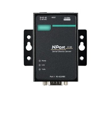 Industrieautomation NPORT 5110 Port RS-232/422/485 Serielle Port-Geräte-Netzwerkserver Standard TCP/IP-Schnittstelle für MOXA