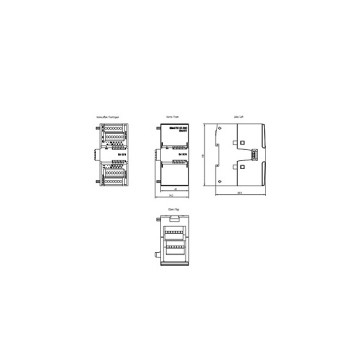 SIMATIC S7-200 SMART Digitale Eingabe EM DI16 16 DI 24V Gleichspannungssink/Quelle 6ES72882DE160AA0