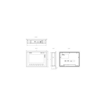 100% Original SIMATIC Touch für Siemens HMI KTP700 Basisversion DP dünne Platte 6AV21232GA030AX0