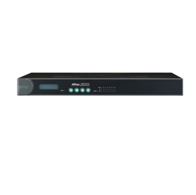 Einfache MOXA 8 und 16-Port RS-232/422/485 Rack-montierte Serienserver für Profis