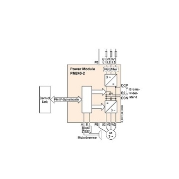 Leistungsmodul PM240-2 80-480V 47-63Hz 0,55kW 100% Original für die industrielle Automatisierung