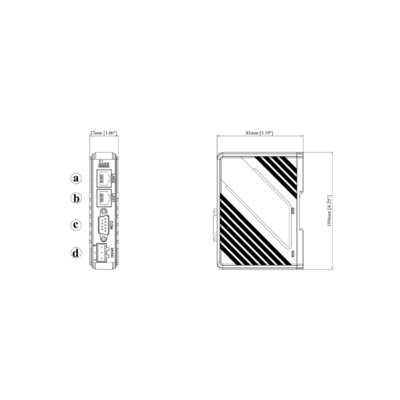 256 MB Flash cMT-G01 Dünn und leichtes Design OPC UA MQTT MODBUS TCP/IP Gateway