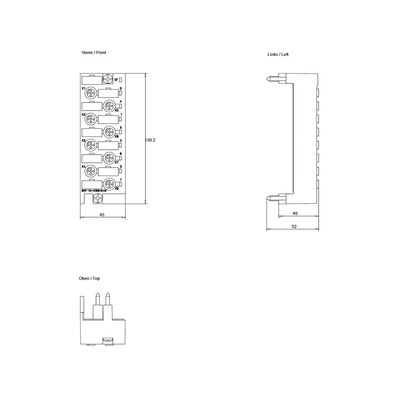 SIEMENS SIMATIC ET 200pro CM IO 8x M12 mit SF LED Zahlungsfrist T/T 6ES71944CB000AA0