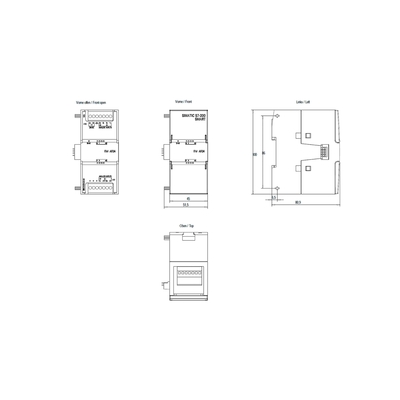 Siemens S7-200SMART Steuerungsmodul SM AI04 AI 4x12 Bit 6ES72883AE040AA0 100% Original