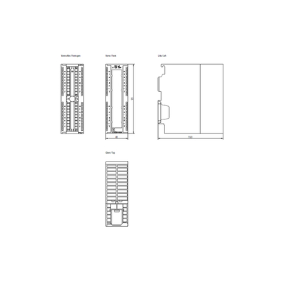 Siemens PLC S7-300 Erweiterungsmodul DI 32xDC 24V für Anwendungen in der Automationsindustrie