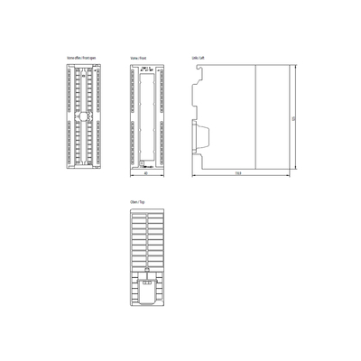 100% Original Siemens PLC-Modul S7-300 Serie AI 8x9/12/14 Bit 100% 6ES73317KF020AB0
