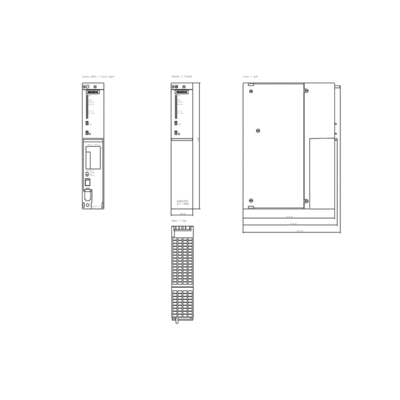 Siemens PLC S7-400 Modul PS 405 10 A für die FOB-Schifffahrt