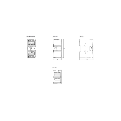 SIMATIC S7-1200 SM 1231 8 AI 12-Bit-Signal Analog-Eingangsmodule Kommunikationsoberfläche Andere