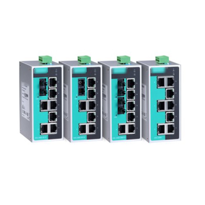 MOXA EDS-208A 8-Port-Unmanaged Industrial Ethernet Switch mit IP30 Aluminiumgehäuse