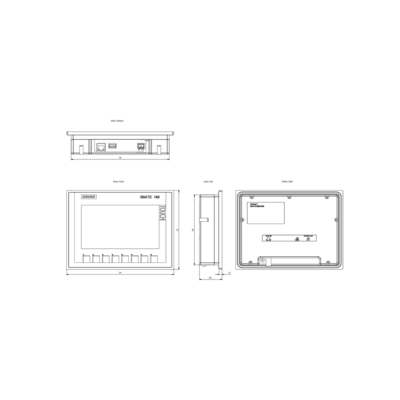 100% getestet 6AV21232GB030AX0 Siemens HMI KTP700 Basic Lite Panel Schaltfläche 7&quot; TFT-Display