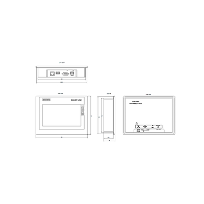 Industrieautomation Siemens HMI 7 Zoll Simatic SMART 700 IE V3 Anzeige 6AV66480CC113AX0