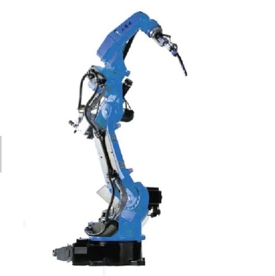 Schweißergebnisse GBS10-C1650 Industrieroboter mit Schweißfackel im Produktionsbetrieb