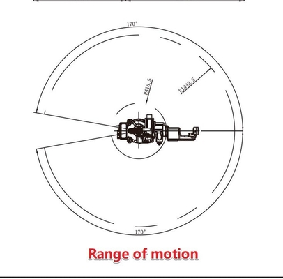 GBS6-C1400X Schweißroboter 1400MM Bewegungsradius 0,05mm Wiederholgenauigkeit und Schweißvorrichtungen