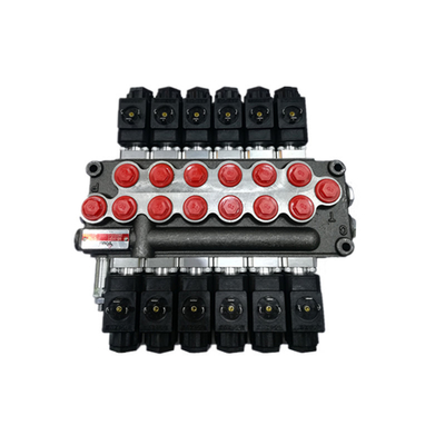 Hydraulischer Druck Monoblock-Richtungsregelungsventil 5 Spule 45L/MIN Nennstrom