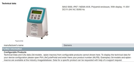 Industrieautomation 100% Original MAG 5000 IP67 NEMA 4X/6 Gehäuse für Siemens