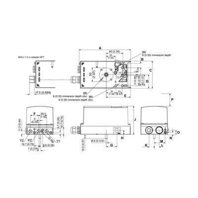 Intelligenter elektrischer Ventilpositionierer für Siemens SIPART PS2 6DR5010-0NG00-0AA0