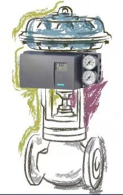Intelligenter elektrischer Ventilpositionierer für Siemens SIPART PS2 6DR5010-0NG00-0AA0