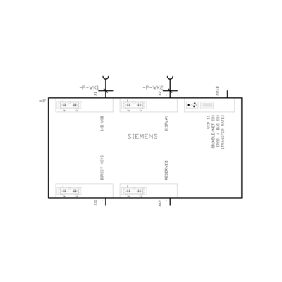 100% Panel Control Unit CNC Touchscreen PLC OP012 HMI 6FC5203-0AF02-0AA2 für Siemens