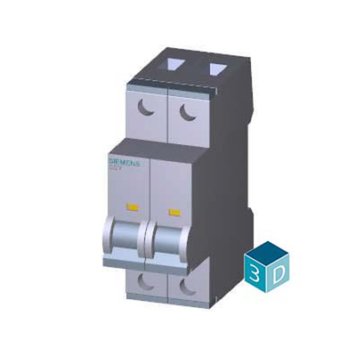Automation Industrie 5SY Miniatur-Schaltkreislaufbrecher 400V 10kA 2-Polar D 10A Siemens