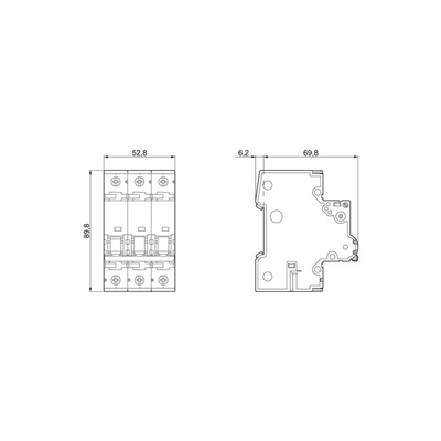 5SY7313-8CC Miniatur-Schaltkreislaufbrecher 400V 15kA 3-Polar D 13A SENTRON für Anwendungen