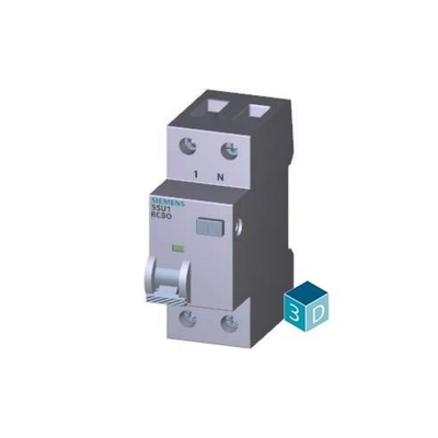 Siemens Niederspannungsverteilschaltkreisbrecher FI/LS AC 30MA 1 N-P C6 4.5KA5SU1353-1KK06