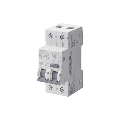 Siemens Niederspannungs-Stromverteilung LS/DI Schalter 5SU9356-1KK16 RCBO AC 30MA 1 N C16 6KA
