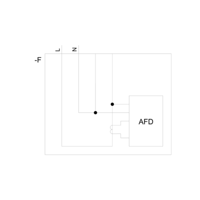 Brandschutzschalterblock AFDD 1-16A 230V für Siemens-Schaltkreislaufschalter 5SM6021-2 geprüft