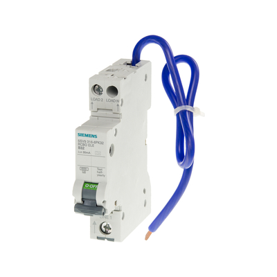 Kompakter Reststromschutzschalter 1P N Typ AC 30 mA 5SV9313-1CN25 für Siemens