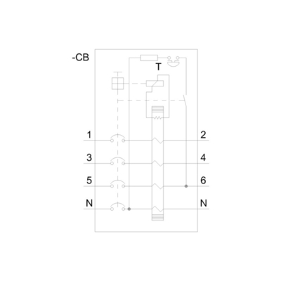 Siemens 5SV3646-6 Kommunikationsoberfläche für Betriebsstromrückstände