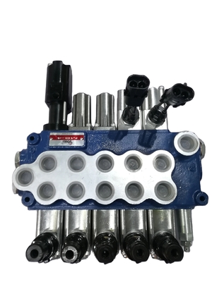 Elektrisch gesteuertes 5-Spulen-Richtungsventil für hydraulischen Druck mit einem Durchfluss von 45 L/MIN