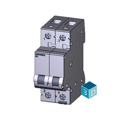 100% streng getestet 5SL6210-7CC 2-poliger Miniatur-Schaltkreislaufschalter für Siemens 400V 6kA