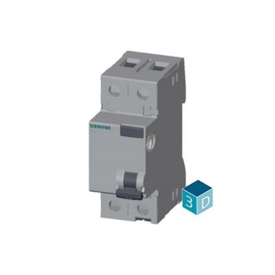 Siemens 5SV4614-0 2-poliger Wechselstrom-Schaltkreislaufbrenner 40A 300mA Un Wechselstrom 230V