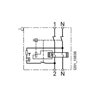 Siemens 5SV4614-0 2-poliger Wechselstrom-Schaltkreislaufbrenner 40A 300mA Un Wechselstrom 230V