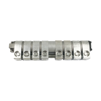 8-Wege-hydraulischer Strömungsverteiler mit 8-Druck-Drei-Wege-Kugelventilen und Manifoldblock