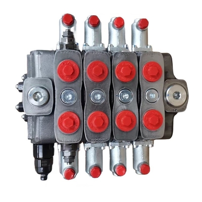 350L/min Rohrstruktur 2 Spule Sektions-Hydraulische Steuerventile Druck 315bar