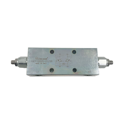 Hydraulisches Zylindergleichgewichtventil VBCF1202S mit offenem Mittelventil 243*59*29mm