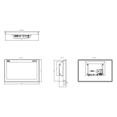 100% getestet SIMATIC HMI MTP1500 einheitliche Smart Panel 15,6 &quot;Widescreen TFT Farbbildschirm