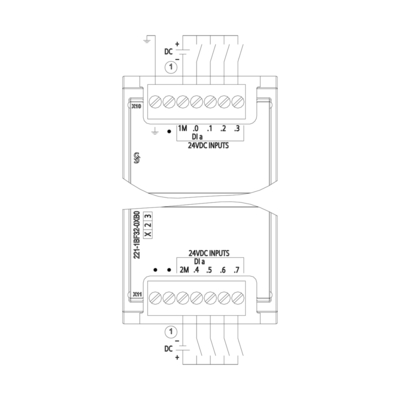 Brandly SIMATIC S7-1200 SM 1221 Steuergerät Expansionsmodul für Siemens Automation Industrial