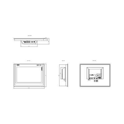 SIMATIC HMI TP1500 SmartPanel Touch 15&quot; Breitbild-FT-Display 6AV2124-0QC02-0AX1 für Siemens