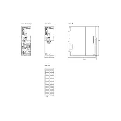 Ausgezeichnete 6ES7315-2EH14-0AB0 SIMATIC S7-300 CPU 315-2PN/DP mit 384KB Arbeitsspeicher