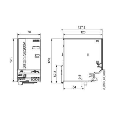Speicher Sonstige SITOP PSU200M Stromversorgung Ein- und Zweiphasige Gleichspannung 24V/5A 6EP1333-3BA10